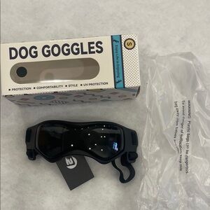 Dog Goggles with Black Frame small new in box
